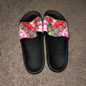 Flower Blossom Gucci Slides